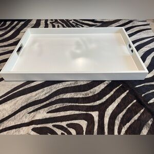 West Elm Extra Large White Tray